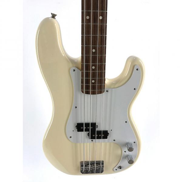 Custom Fender Precision Bass, Olympic White, 2010, Near New #1 image