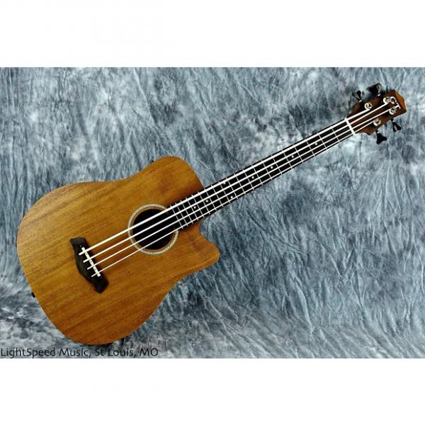 Custom Gold Tone Micro Bass M-Bass25 Fretted Mahogany Acoustic Electric Bass w/Gig Bag #1 image