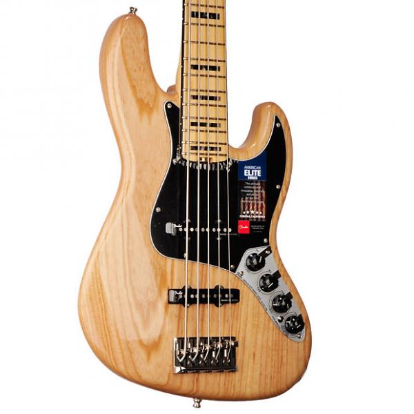 Custom Fender American Elite Jazz Bass V - US16100565 2017 Natural #1 image