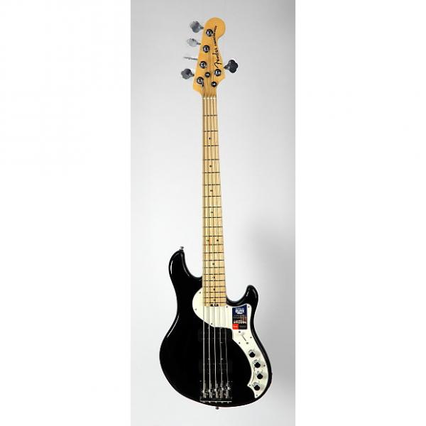 Custom Fender American Elite Dimension Bass V HH w/ OHSC &amp; Case Candy 2016 Black #1 image