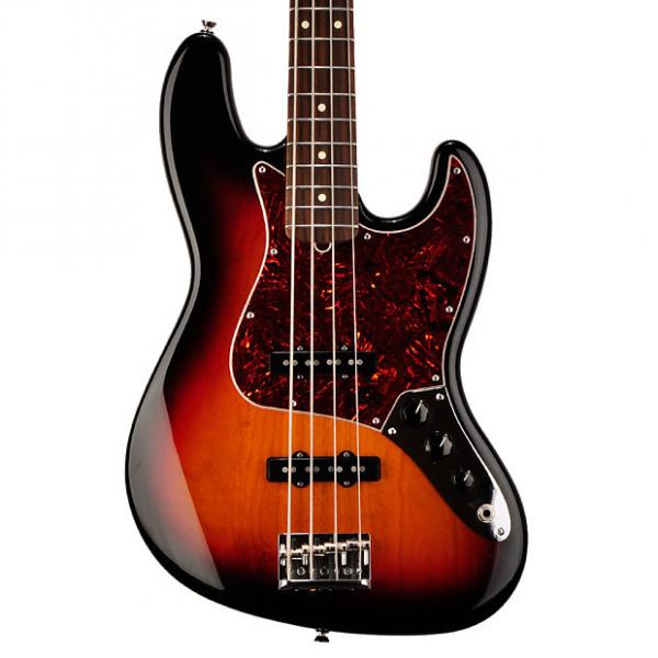 Custom Fender American Std Jazz Bass 3 Tone Sunburst Rose Wood Fretboard - US16047875 - 8.6 pounds #1 image