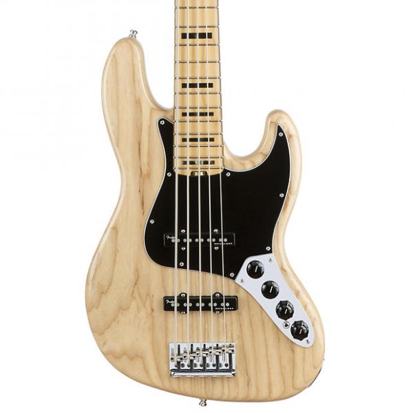 Custom Fender American Elite Jazz Bass V, Maple Fingerboard - Natural #1 image