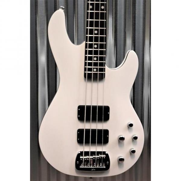 Custom G&amp;L Tribute M-2000 GTB 4 String Carved Top Gloss White Bass &amp; Case M2000 #7562 #1 image