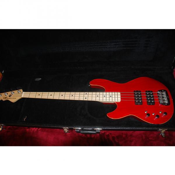 Custom G&amp;L L-2000 High Gloss Red Left Handed 4-String Bass #1 image
