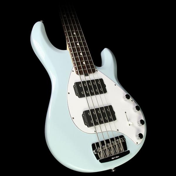 Custom Ernie Ball Music Man Stingray 5-String Electric Bass Guitar Powder Blue #1 image