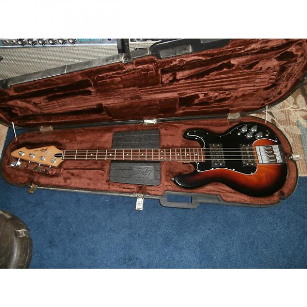 Custom Vintage 1980's Peavey T-40 Bass w/ Original Case! Sunburst w/ Rosewood Fretboard! #1 image