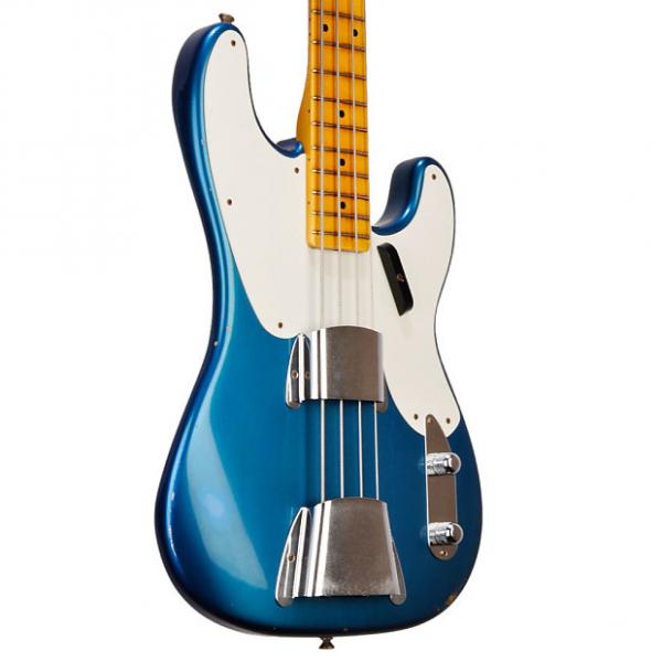 Custom Fender Custom Shop Ltd. 1955 Relic P in Aged Lake Placid Blue - 8.0 pounds - CZ523990 2017 Ag #1 image