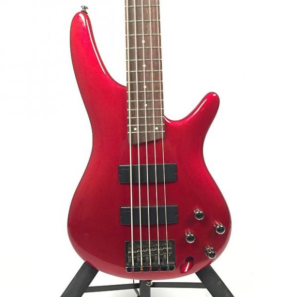 Custom Ibanez SR305 Red 5 String Electric Bass #1 image