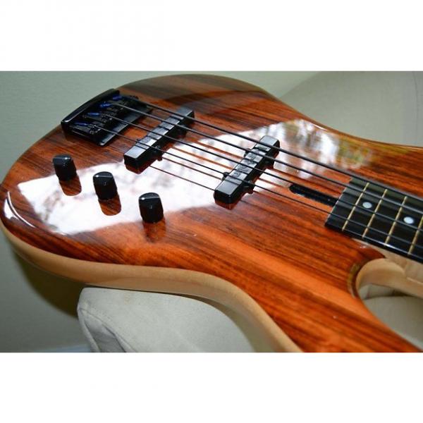 Custom WARMOTH Custom Fretless Bass Koa Laminate Top #1 image
