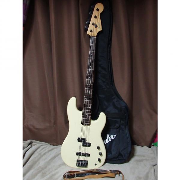 Custom Fender Jazz Bass Special 1986 White MIJ Japan C serial Rare w/gigbag #1 image