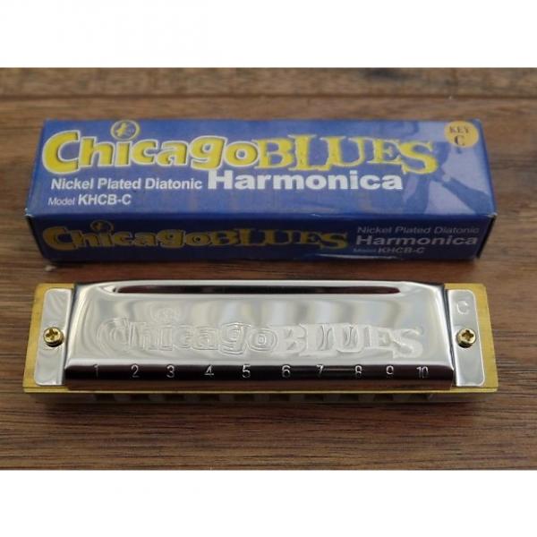 Custom Chicago Blues KHCB-C Nickel Plated Diatonic Harmonica in Key of C * #1 image