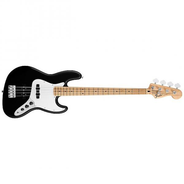 Custom Fender Jazz Bass Standard (MEX, MN) - black #1 image