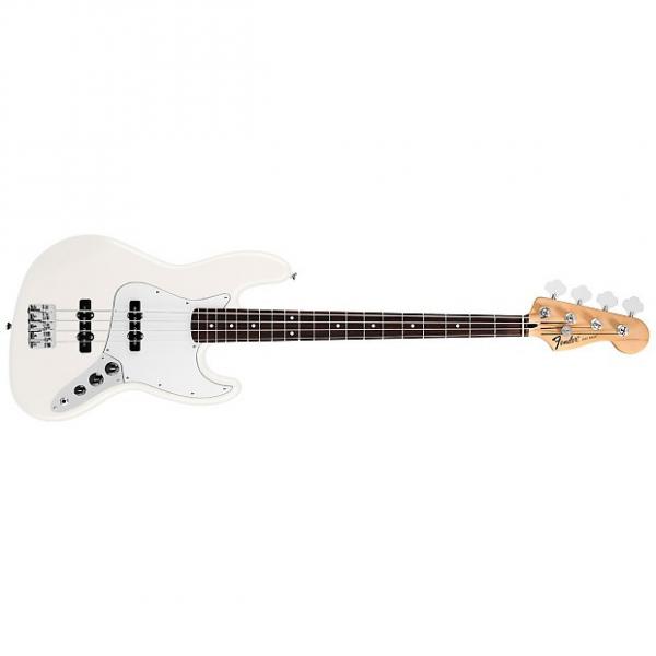 Custom Fender Jazz Bass Standard (MEX, RW) - arctic white #1 image