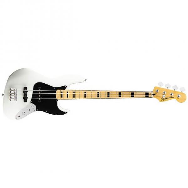 Custom Squier Jazz Bass Vintage Modified '70s - olympic white #1 image