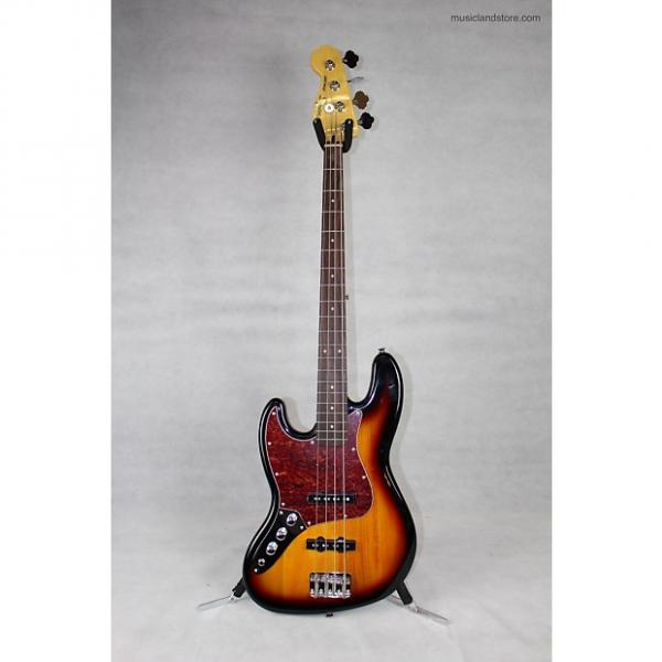 Custom Squier Vintage Modified Jazz bass LH 2014 3 Color Sunburst #1 image