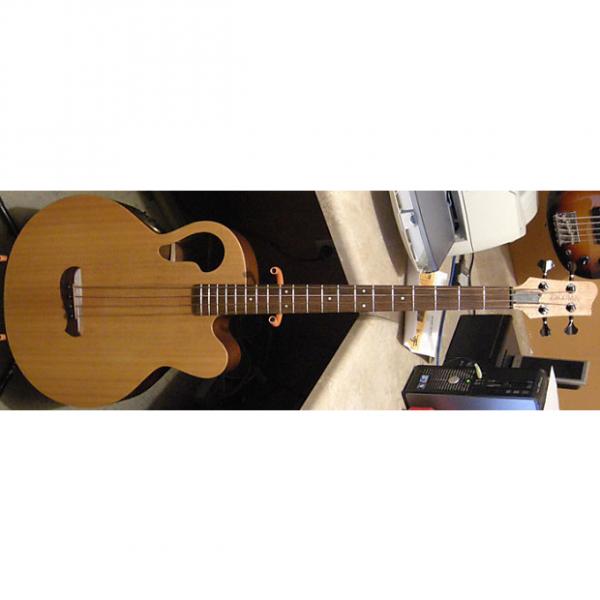 Custom 2000 Tacoma Thunderchief CB10E3 Natural Satin Acoustic-Electric Bass Guitar #1 image