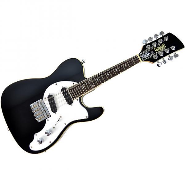 Custom Eastwood Guitars Mandocaster - Black DEMO #1 image