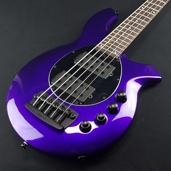 Custom Music Man Bongo 5 HH 5 String Bass Firemist Purple With Case #1 image