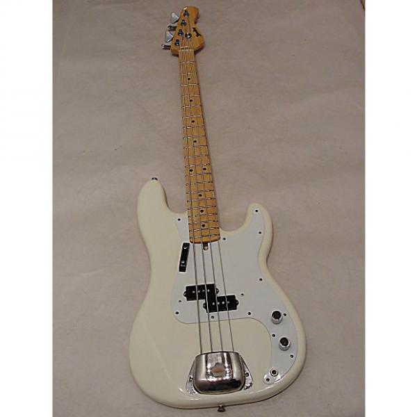 Custom Vintage 1980's Bradley P bass 4 string Electric Bass Guitar made in Japan  Gloss White #1 image