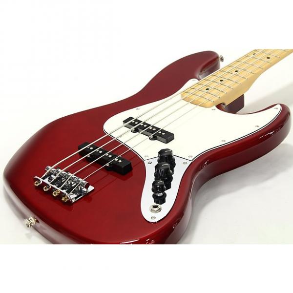Custom Fender Mexico Standard Jazz Bass TINT UG Candy Apple Red #1 image