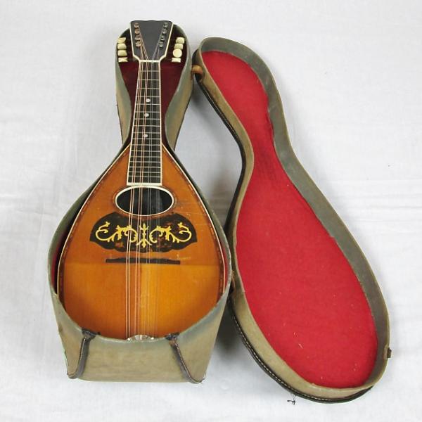 Custom Lyon &amp; Healy Bowl Back Mandolin w/Original Case #1 image