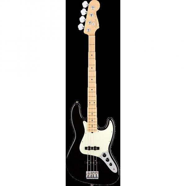 Custom Fender 2017 American Pro Jazz Bass MN - Black #1 image