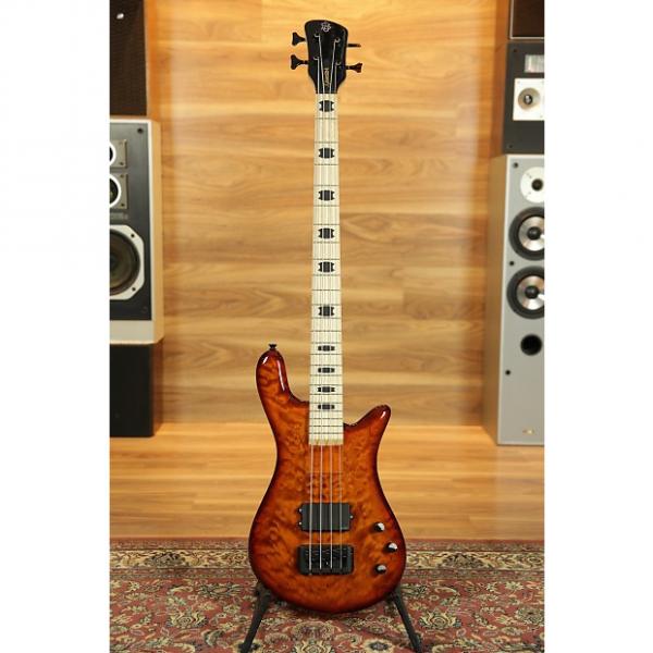 Custom Spector ReBop4 MM 4 String Electric Bass - Amber Matte #1 image