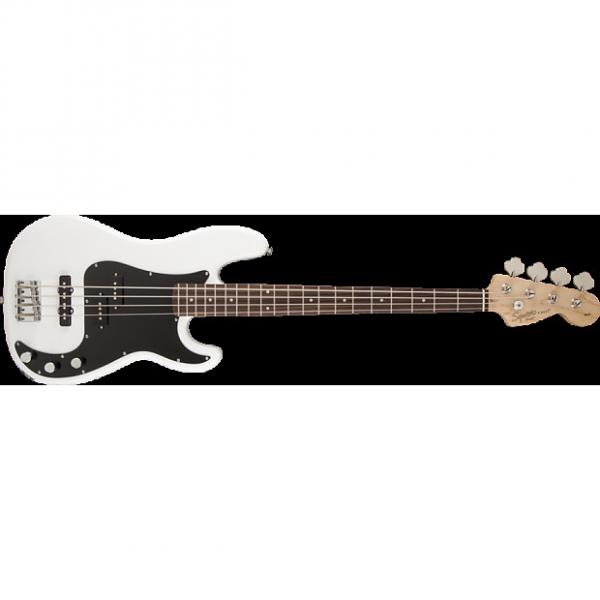 Custom Squier Affinity PJ Bass - Olympic White #1 image