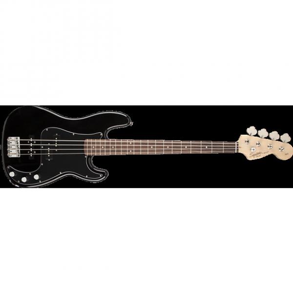 Custom Squier Affinity PJ Bass - Black #1 image
