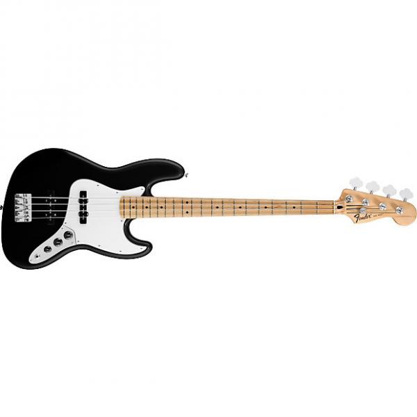 Custom Fender Standard Jazz Bass Maple Fretboard Black #1 image