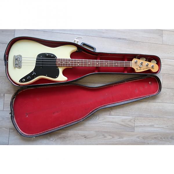 Custom Fender Musicmaster Bass 1977 Olympic White #1 image