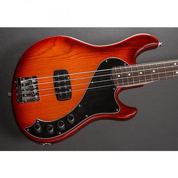 Custom Fender Deluxe Dimension IV Bass 2015 Aged Cherry Sunburst #1 image