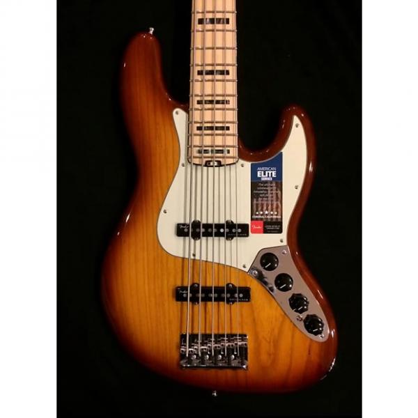 Custom Fender American Elite Jazz Bass V 2016 2-Color Sunburst w/ Maple Fretboard #1 image