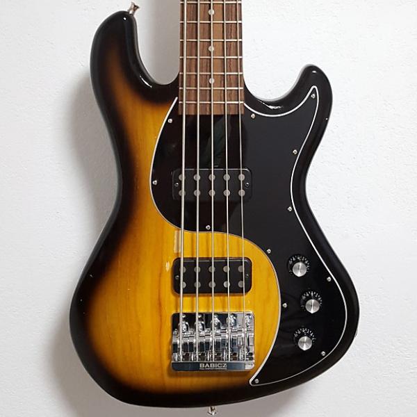 Custom 2014 Gibson EB Bass 5-String Bass Guitar in Vintage Sunburst #1 image