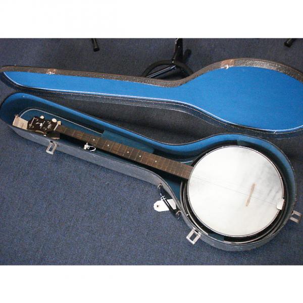 Custom Harmony  Reso-Tone Banjo vintage case and hangtag original! #1 image