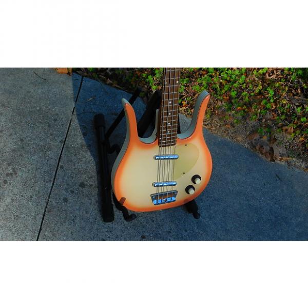 Custom Danelectro 58 Longhorn Bass - Original Reissue 1990s Copper Burst W/Gig Bag #1 image