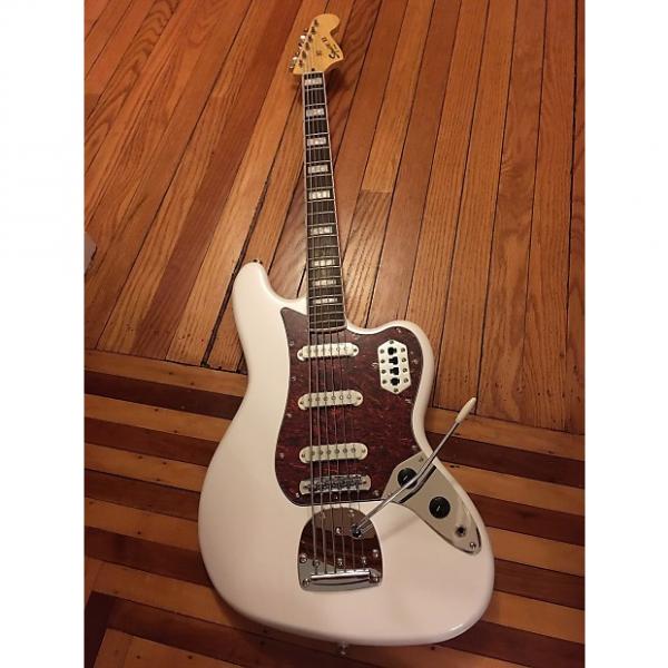 Custom Squier Bass VI White #1 image