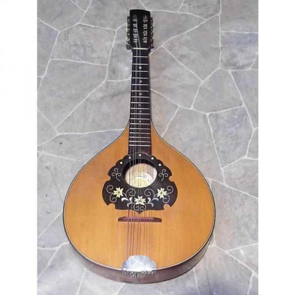 Custom fine old PERLGOLD quality Bass WALDZITHER big huge 9string mandolin mandola GERMANY 1930s #1 image