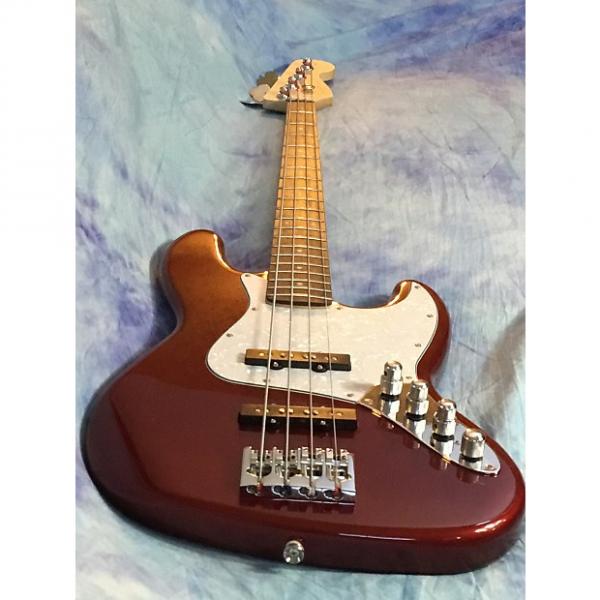 Custom Squier  Affinity Jazz Bass Red #1 image