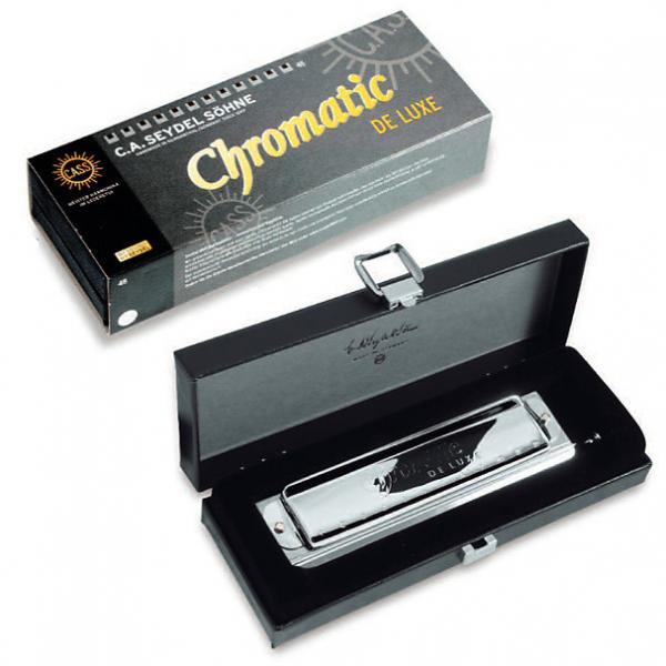 Custom Seydel Chromatic Deluxe Harmonica in Solo-Tuned E #1 image