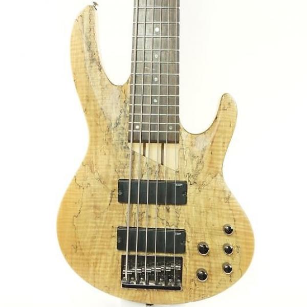 Custom Used LTD B-206SM Bass Guitar Natural #1 image