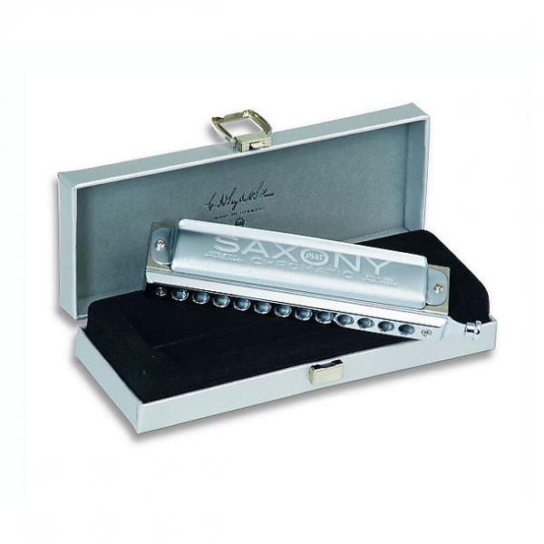 Custom Seydel Saxony Chromatic Harmonica Solo-Tuned in G Matte Finished Cover Plates #1 image