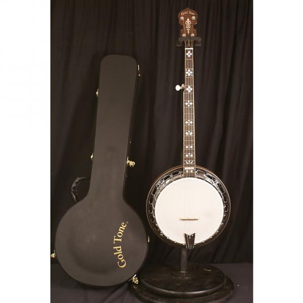 Custom Brand New Gold Tone Orange Blossom 250 OB250 5 string flathead banjo with a Gold Tone hardshell case #1 image