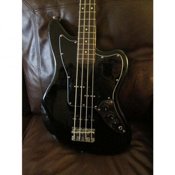 Custom Squier Vintage Modified Jaguar Bass Special SS 2015 Black #1 image