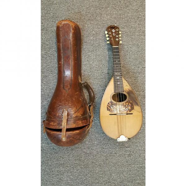 Custom 1904 Bowl-Back Mandolin by C. F. Martin &amp; Co., includes Antique Leather Case #1 image