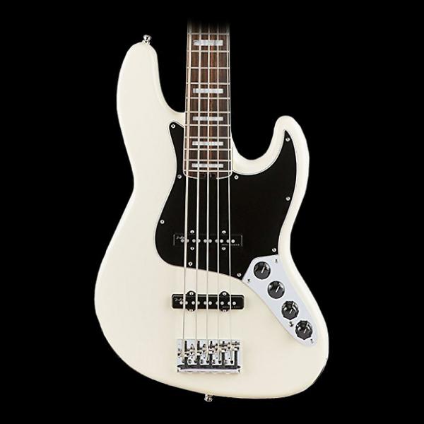 Custom Fender American Elite Jazz Bass - Olympic White - Rosewood Fingerboard #1 image