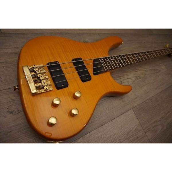 Custom Washburn XB800 Bass Guitar 1991 Amber Natural #1 image