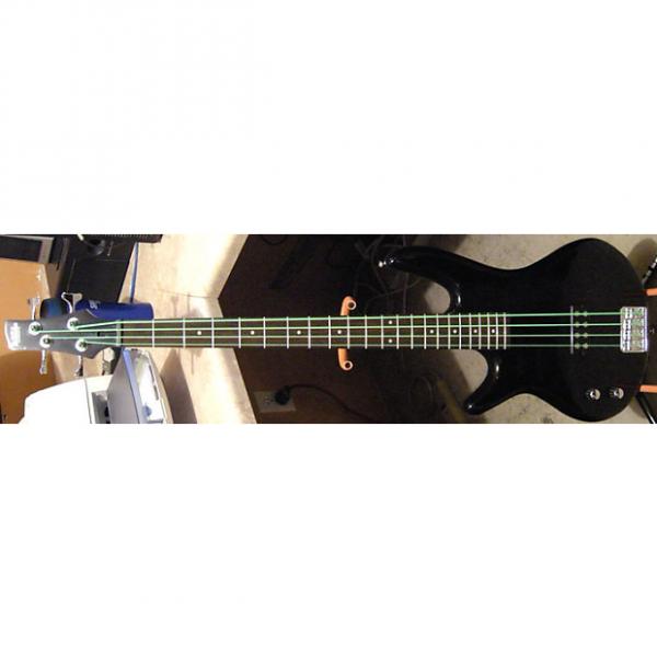 Custom 2014 Ibanez Gio SoundGear GSR100EXL Gloss Ebony Finish Left-Handed Passive Electric Bass Guitar #1 image