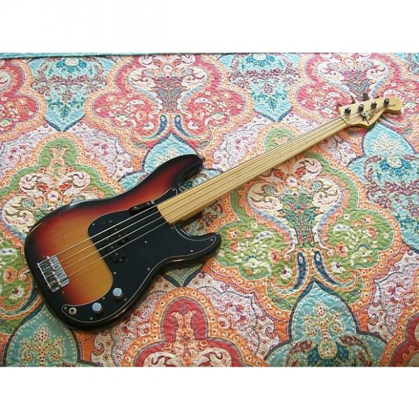 Custom Fender Precision Factory Fretless 1973 3 Color Sunburst #1 image