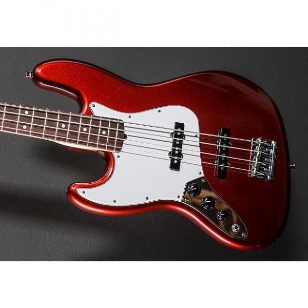 Custom Fender American Standard Jazz Bass Left Hand 2013 Mystic Red #1 image